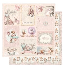 PRIMA PRIMA CHRISTMAS BLUSH ÉBLOUISSANTS ENSEMBLE 12x12 PAPIER CARTONNÉ