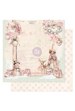PRIMA PRIMA CHRISTMAS BLUSH PÈRE NOËL DOUX 12x12 PAPIER CARTONNÉ
