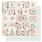 PRIMA PRIMA CHRISTMAS BLUSH COUNTDOWN TO THE MAGIC 12x12 CARDSTOCK WITH FOIL DETAILS
