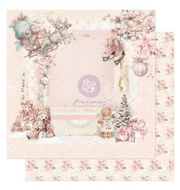 PRIMA PRIMA CHRISTMAS BLUSH NUITS MAGIQUES 12x12 PAPIER CARTONNÉ