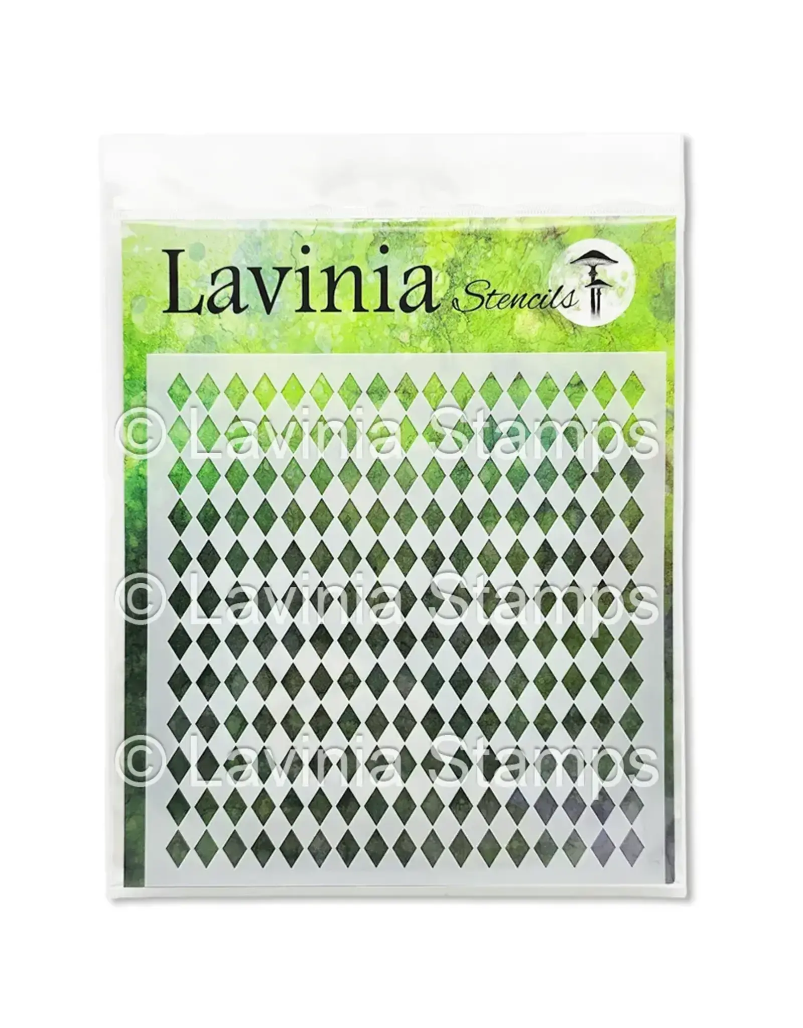 LAVINIA STAMPS LAVINIA DIAMOND CHEQUERBOARD STENCIL