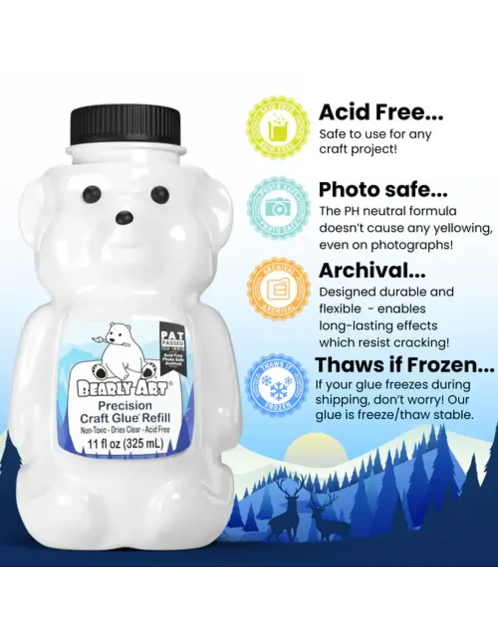 BEARLY-ART BEARLY-ART PRECISION CRAFT GLUE THE REFILL