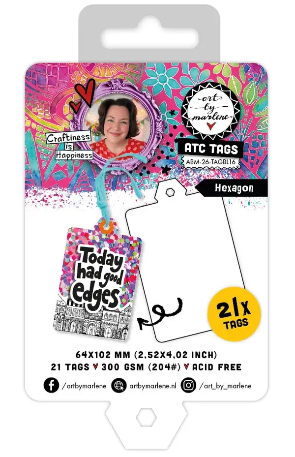 STUDIOLIGHT STUDIOLIGHT ART BY MARLENE PAPER TAGS 21 SHEETS