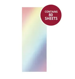 HUNKYDORY CRAFTS LTD. HUNKYDORY ARC-EN-CIEL MARQUE-PAGE GARNITURE MIRRI MATS 80/PK