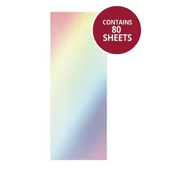 HUNKYDORY CRAFTS LTD. HUNKYDORY ARC-EN-CIEL MARQUE-PAGE GARNITURE MIRRI MATS 80/PK