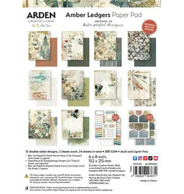 ARDEN CREATIVE STUDIO ARDEN CREATIVE STUDIO AMBER LEDGERS 6x8 PAQUET DE PAPIER