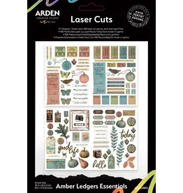 ARDEN CREATIVE STUDIO ARDEN CREATIVE STUDIO AMBER LEDGERS 8x12 DÉCOUPE LASER