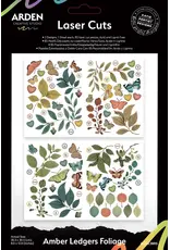 ARDEN CREATIVE STUDIO ARDEN CREATIVE STUDIO AMBER LEDGERS 8x12 DÉCOUPE LASER DU FEUILLAGE