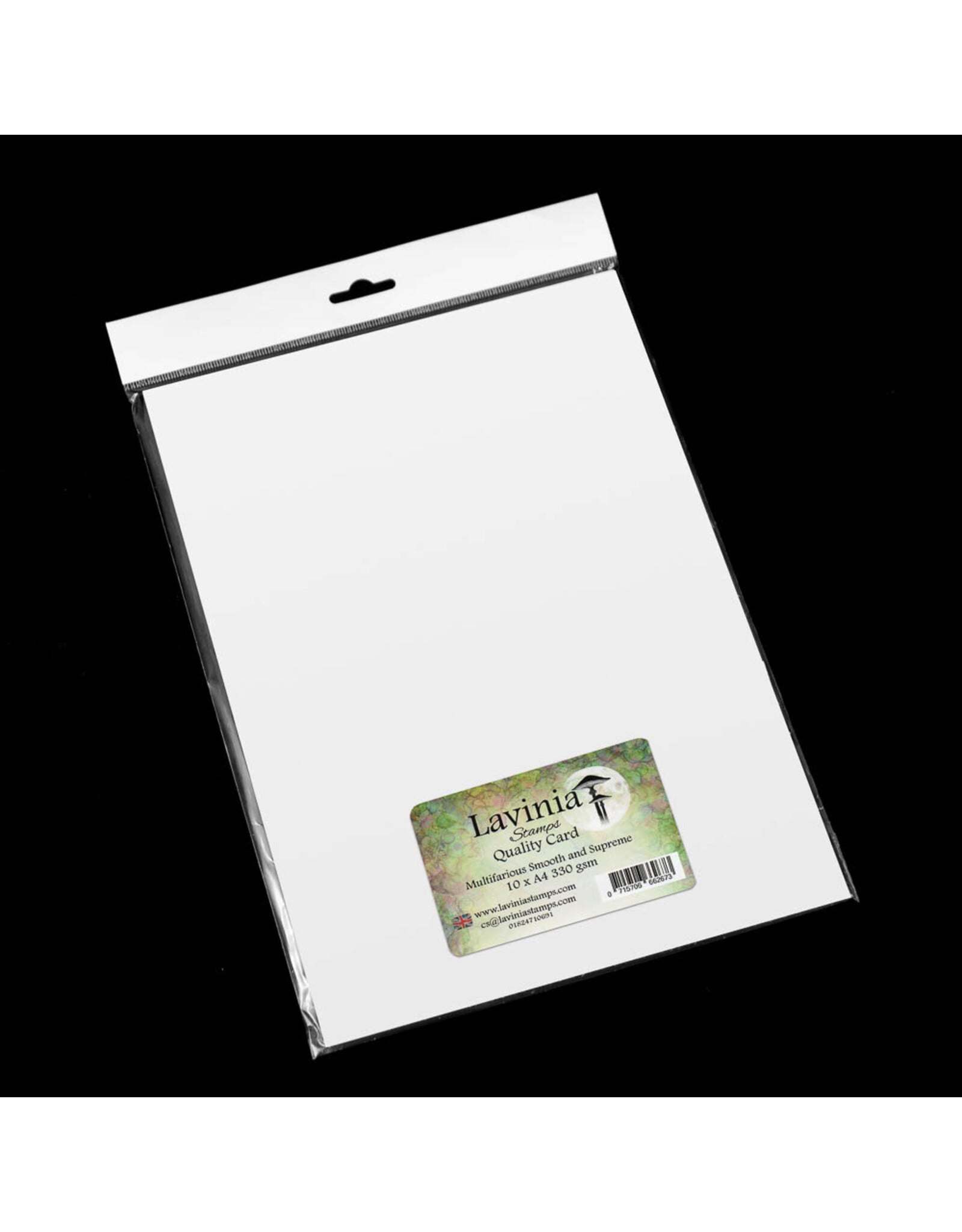 LAVINIA STAMPS LAVINIA QUALITY CARD MULTIFARIOUS SMOOTH AND SUPREME WHITE A4 10PC
