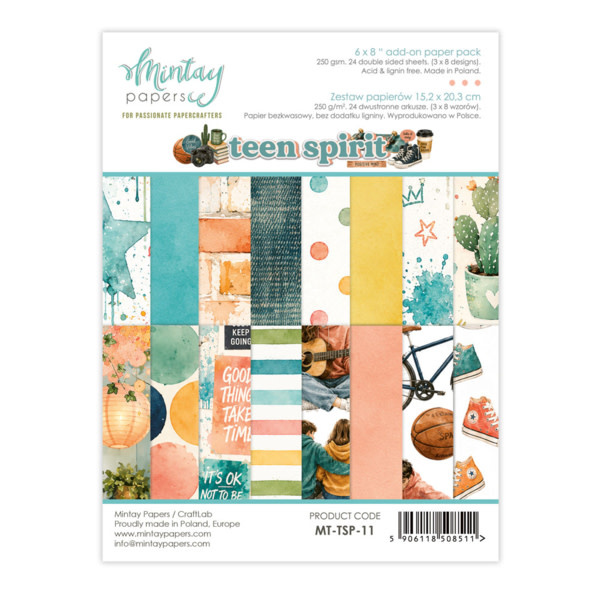 MINTAY MINTAY TEEN SPIRIT 6x8 ADD-ON PAPER PAD 24 SHEETS