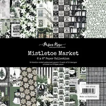 PAPER ROSE PAPER ROSE MISTLETOE MARKET 6x6 PAPER COLLECTION