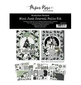 PAPER ROSE PAPER ROSE KIT DE FOLIO MISTLETOE MARKET FORMAT 8,5 x 11 POUR MINI-JOURNAL CREATIF