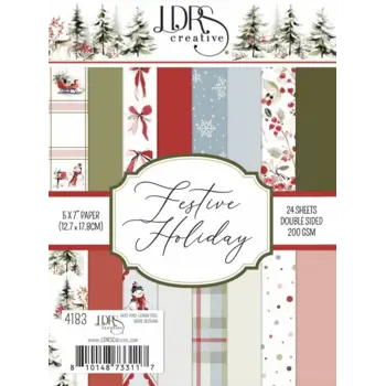 LDRS CREATIVE LDRS CREATIVE FÊTE FESTIFS 5x7 PAQUET DE PAPIER 24 FEUILLES