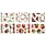 LDRS CREATIVE LDRS CREATIVE FESTIVE FLORA RUB-ON AQUAINK TRANSFER SHEETS 6/PK