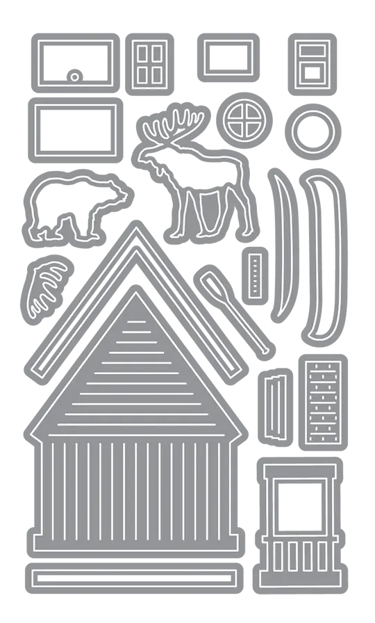 LDRS CREATIVE LDRS CREATIVE RUSTIC CABIN DIE SET