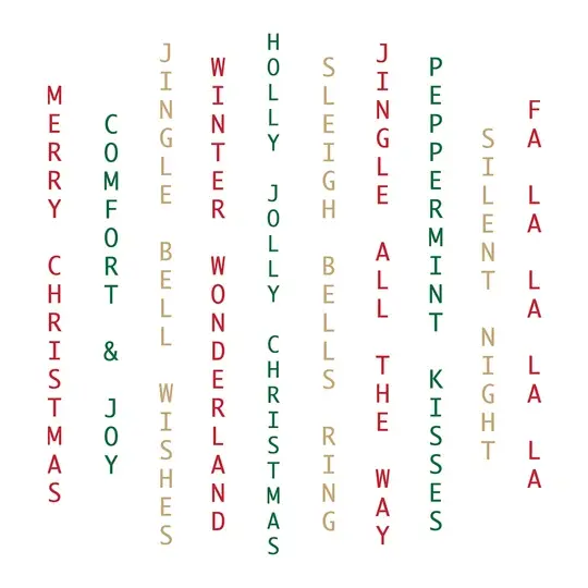 LDRS CREATIVE LDRS CREATIVE HOLIDAY VERTICAL SENTIMENTS CLEAR STAMP SET