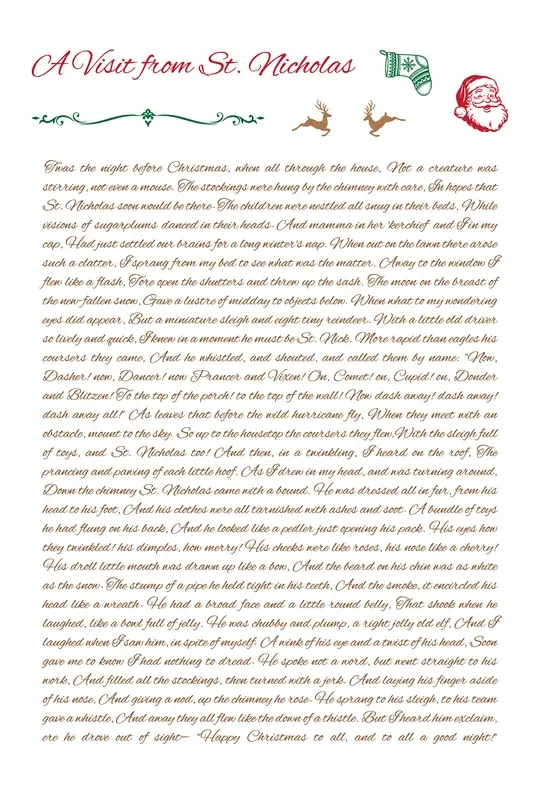 LDRS CREATIVE LDRS CREATIVE A VISIT FROM ST. NICHOLAS BACKGROUND CLEAR STAMP SET