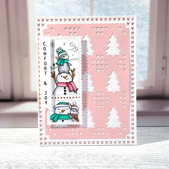 LDRS CREATIVE LDRS CREATIVE FROSTY FRIENDS POSTAGE COLLAGE CLEAR STAMP SET