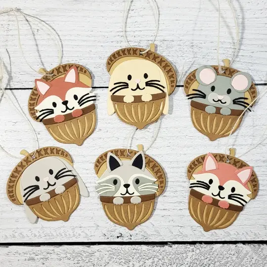 LDRS CREATIVE LDRS CREATIVE ACORN CUBBIES LAYERING DIE SET