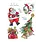 LDRS CREATIVE LDRS CREATIVE PATCHWORK CHRISTMAS CLEAR STAMP SET