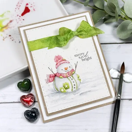 LDRS CREATIVE LDRS CREATIVE PATCHWORK CHRISTMAS CLEAR STAMP SET