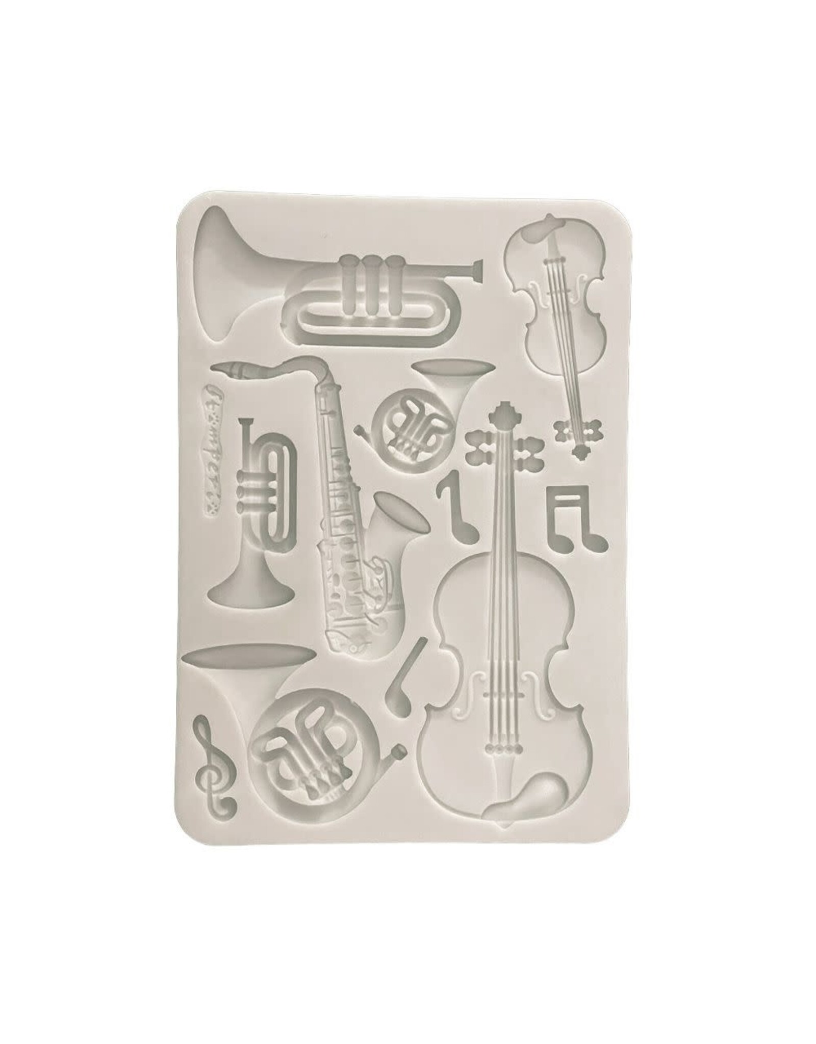 STAMPERIA STAMPERIA SYMPHONY MUSICAL INSTRUMENTS A5 MOULE EN SILICONE
