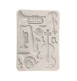 STAMPERIA STAMPERIA SYMPHONY MUSICAL INSTRUMENTS A5 MOULE EN SILICONE