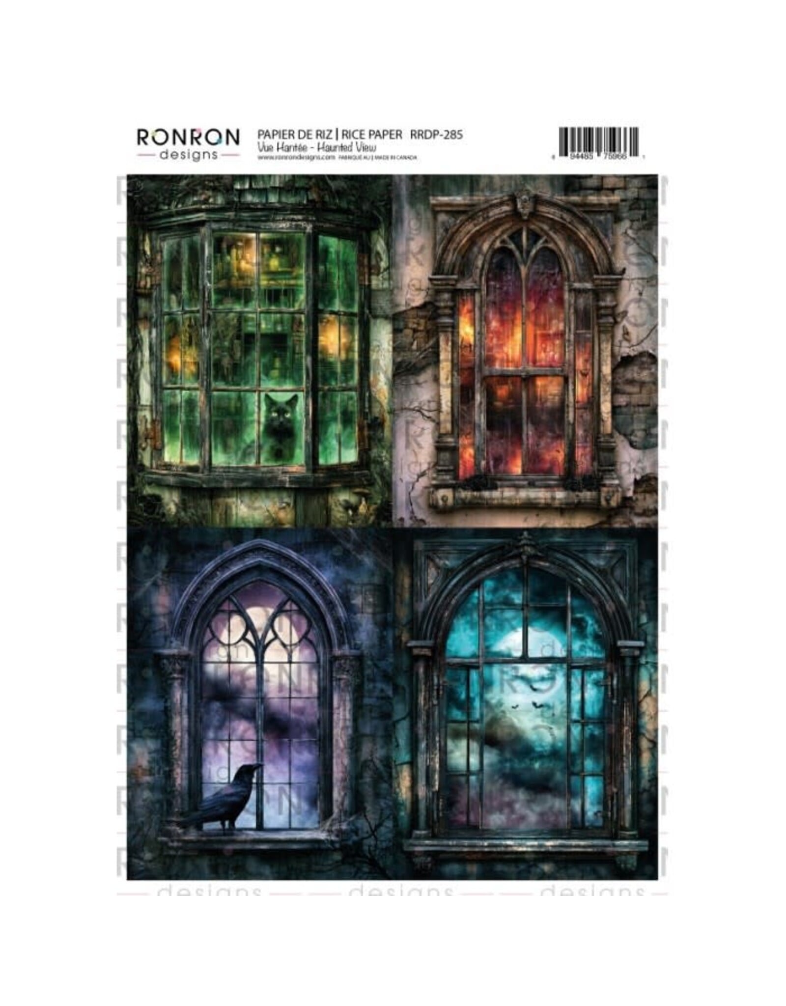 RONRON DESIGNS RONRON DESIGNS VUE HANTÉE RICE PAPER