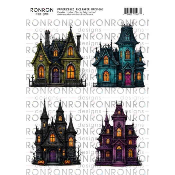 RONRON DESIGNS RONRON DESIGNS QUARTIER LUGUBRE RICE PAPER