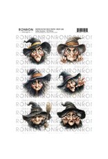 RONRON DESIGNS RONRON DESIGNS VIEILLES SORCIÈRES PAPIER DE RIZ