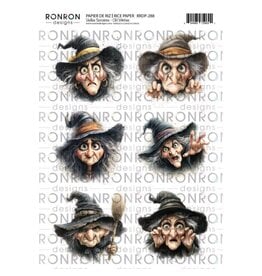 RONRON DESIGNS RONRON DESIGNS VIEILLES SORCIÈRES PAPIER DE RIZ