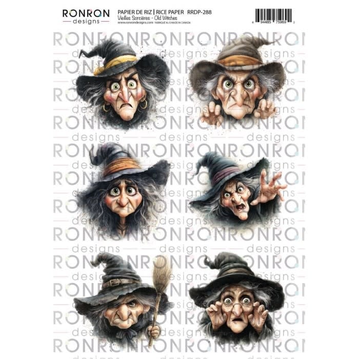 RONRON DESIGNS RONRON DESIGNS VIEILLES SORCIÈRES RICE PAPER