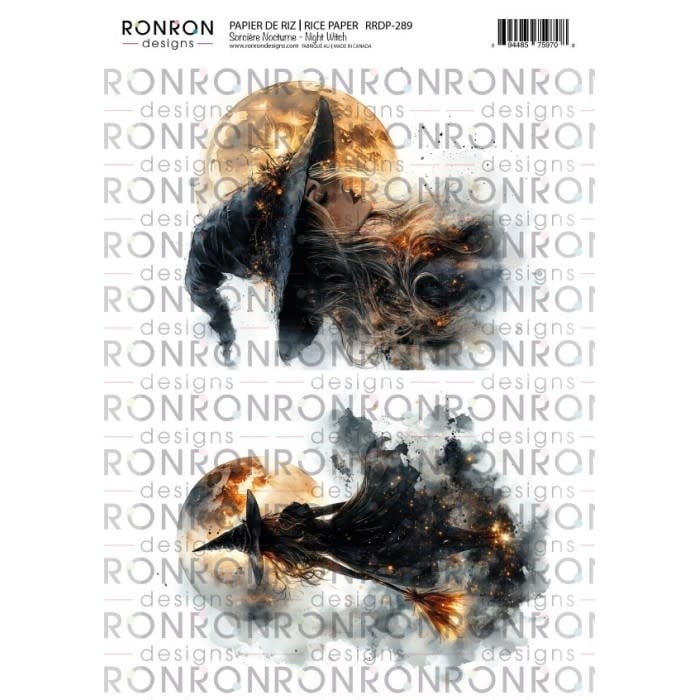 RONRON DESIGNS RONRON DESIGNS SORCIÈRE NOCTURNE RICE PAPER