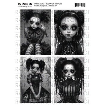 RONRON DESIGNS RONRON DESIGNS POUPÉES DÉRANGEANTES RICE PAPER