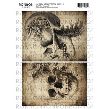 RONRON DESIGNS RONRON DESIGNS TÊTE D'OS PAPIER DE RIZ