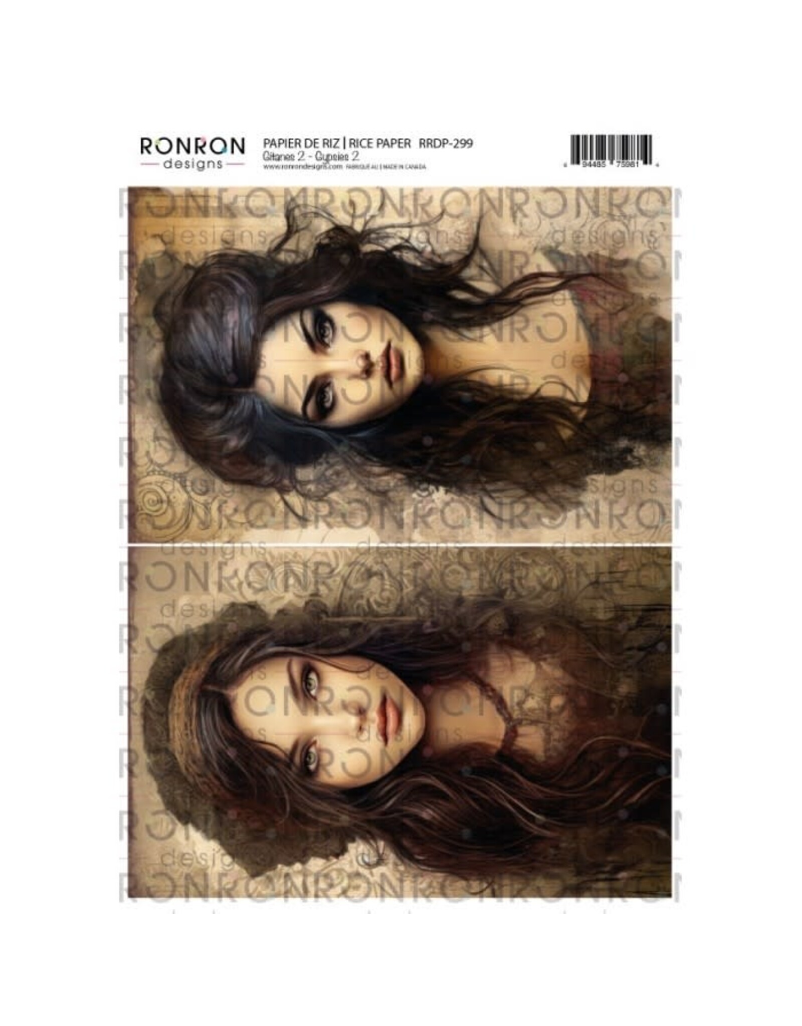 RONRON DESIGNS RONRON DESIGNS GITANES 2 RICE PAPER