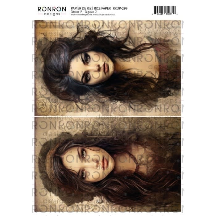RONRON DESIGNS RONRON DESIGNS GITANES 2 RICE PAPER