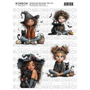 RONRON DESIGNS RONRON DESIGNS MON CHAT ET MOI RICE PAPER