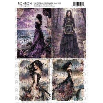 RONRON DESIGNS RONRON DESIGNS ÂMES ERRANTES PAPIER DE RIZ