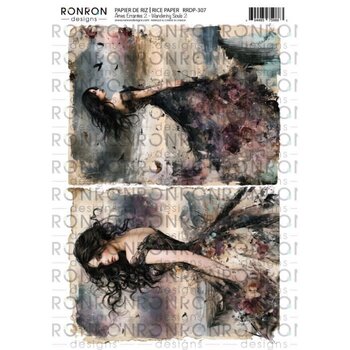 RONRON DESIGNS RONRON DESIGNS ÂMES ERRANTES 2 PAPIER DE RIZ