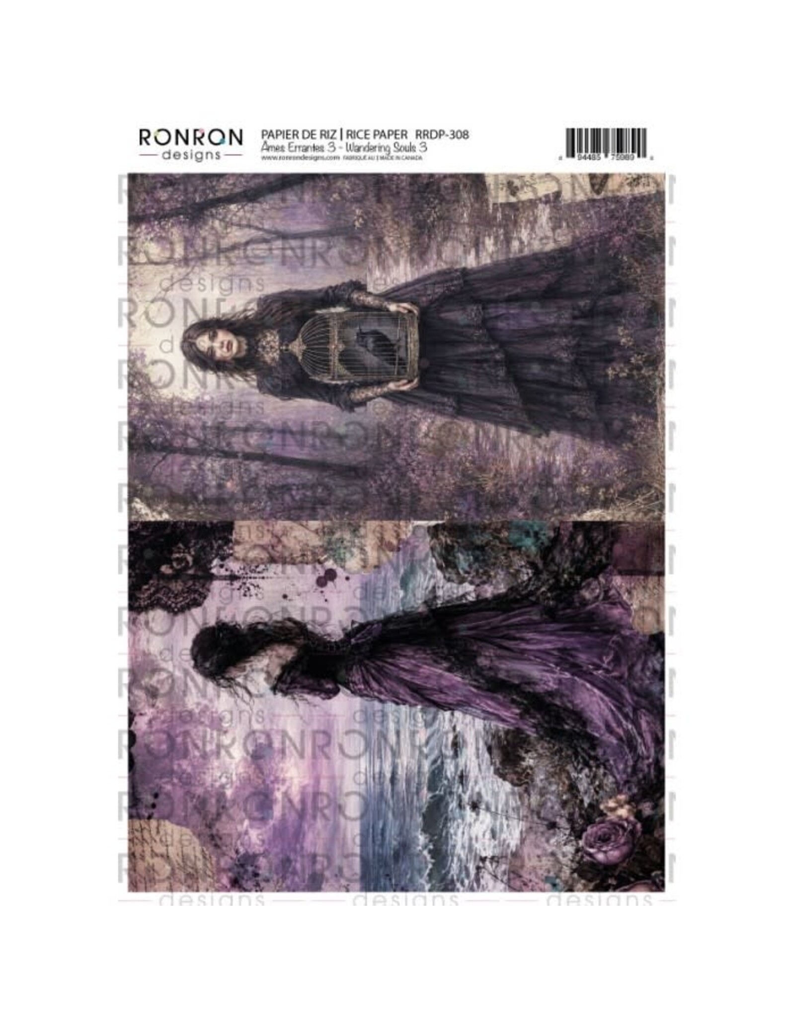 RONRON DESIGNS RONRON DESIGNS ÂMES ERRANTES 3 RICE PAPER