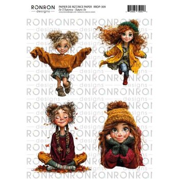 RONRON DESIGNS RONRON DESIGNS AIR D'AUTOMNE PAPIER DE RIZ