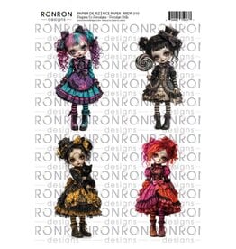RONRON DESIGNS RONRON DESIGNS POUPÉES EN PORCELAINE RICE PAPER
