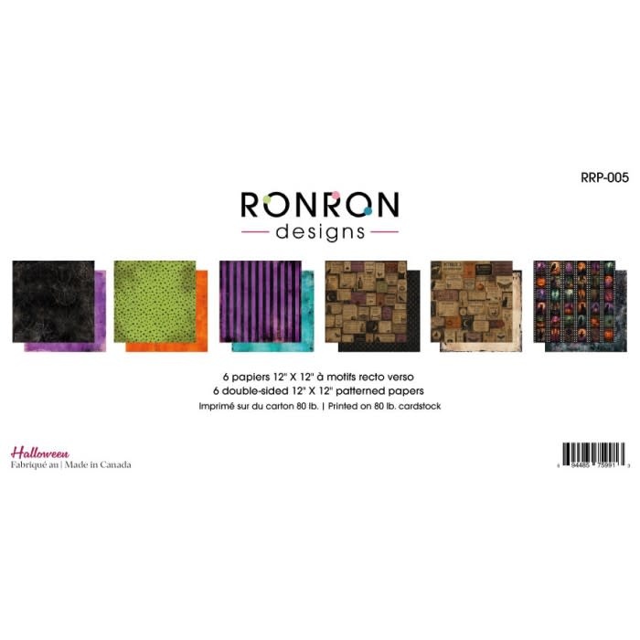 RONRON DESIGNS RONRON DESIGNS HALLOWEEN PATTERNED PAPERS