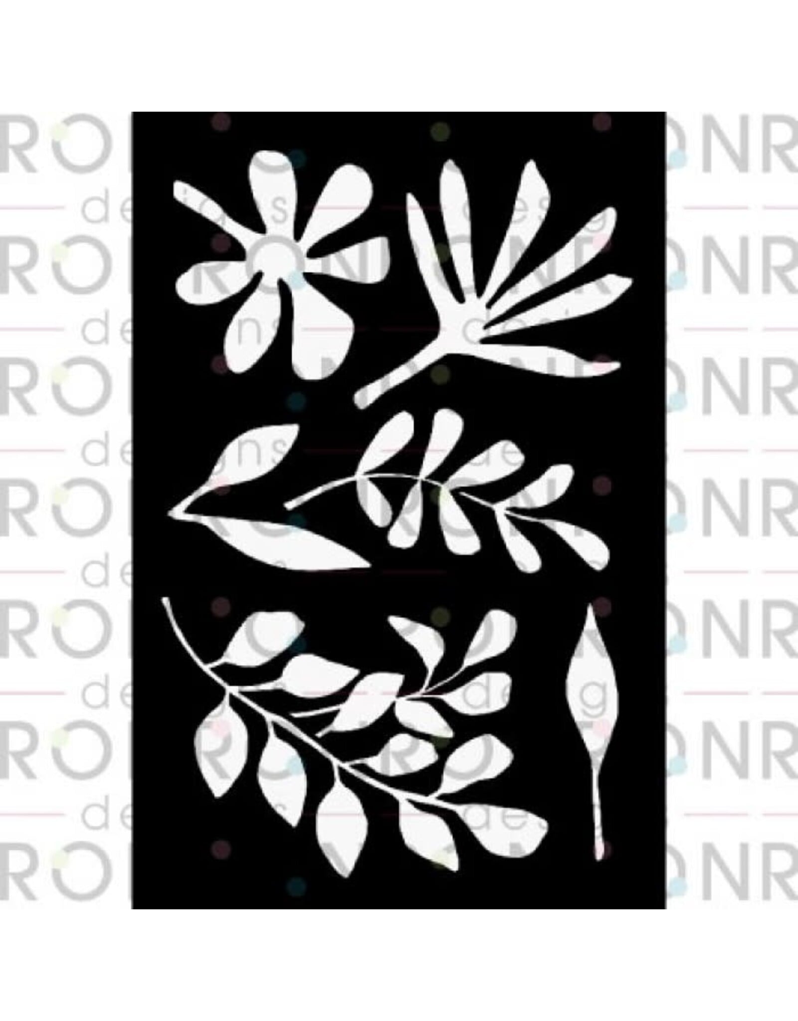 RONRON DESIGNS RONRON DESIGNS MARIKA LEMAY - BOTANIQUE 6x9 STENCIL