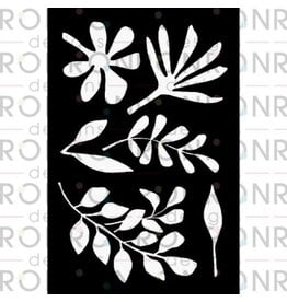 RONRON DESIGNS RONRON DESIGNS MARIKA LEMAY - BOTANIQUE 6x9 STENCIL