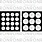 RONRON DESIGNS RONRON DESIGNS PAIRE DE CERCLES 8x8 STENCIL