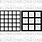 RONRON DESIGNS RONRON DESIGNS PAIRE DE CARRÉS 8x8 STENCIL