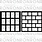 RONRON DESIGNS RONRON DESIGNS PAIRE DE RECTANGLES 8x8 STENCIL