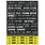 RONRON DESIGNS RONRON DESIGNS SCÈNE DE CRIME - BLACK STICKERS
